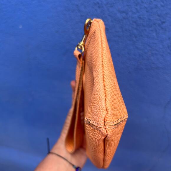 brahmin peach pebble leather wristlet - Picture 8 of 9